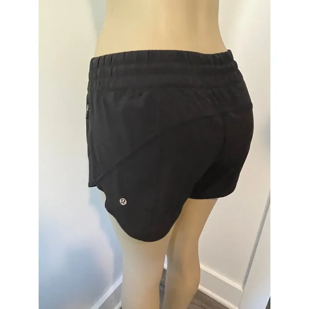 Lululemon Tracker Shorts V 4" Black Size 8 - Picture 5 of 7